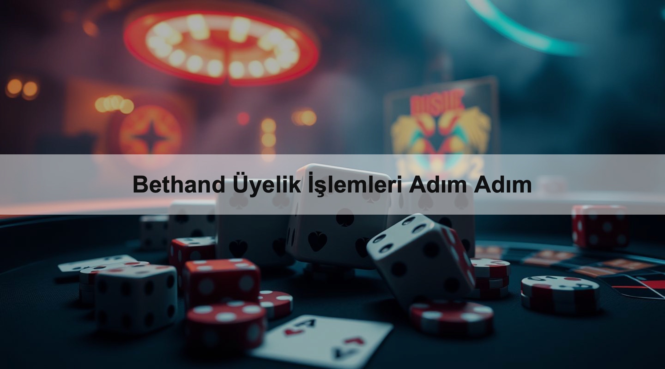 Bethand Üyelik İşlemleri Adım Adım 1 Bethand Üyelik İşlemleri Adım Adım